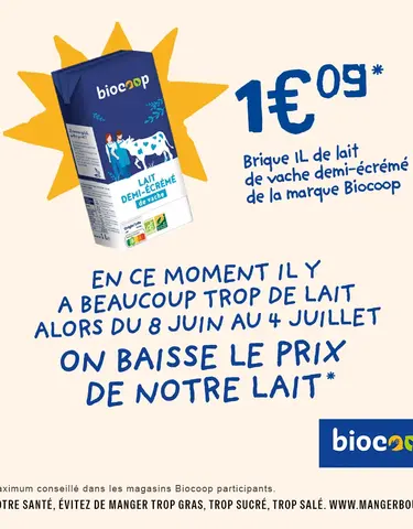 Soutenons nos producteurs de lait bio
