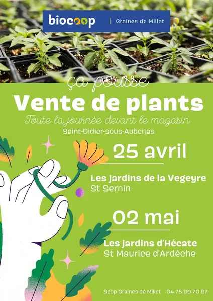 Vente de plants 2026