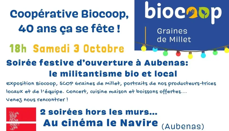 40 ans de Biocoop ça se fête !